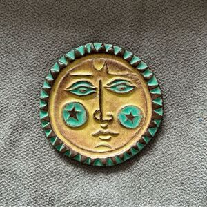 Angel Vera Ceramica Sun Soleil Face Ceramic Decor Piece